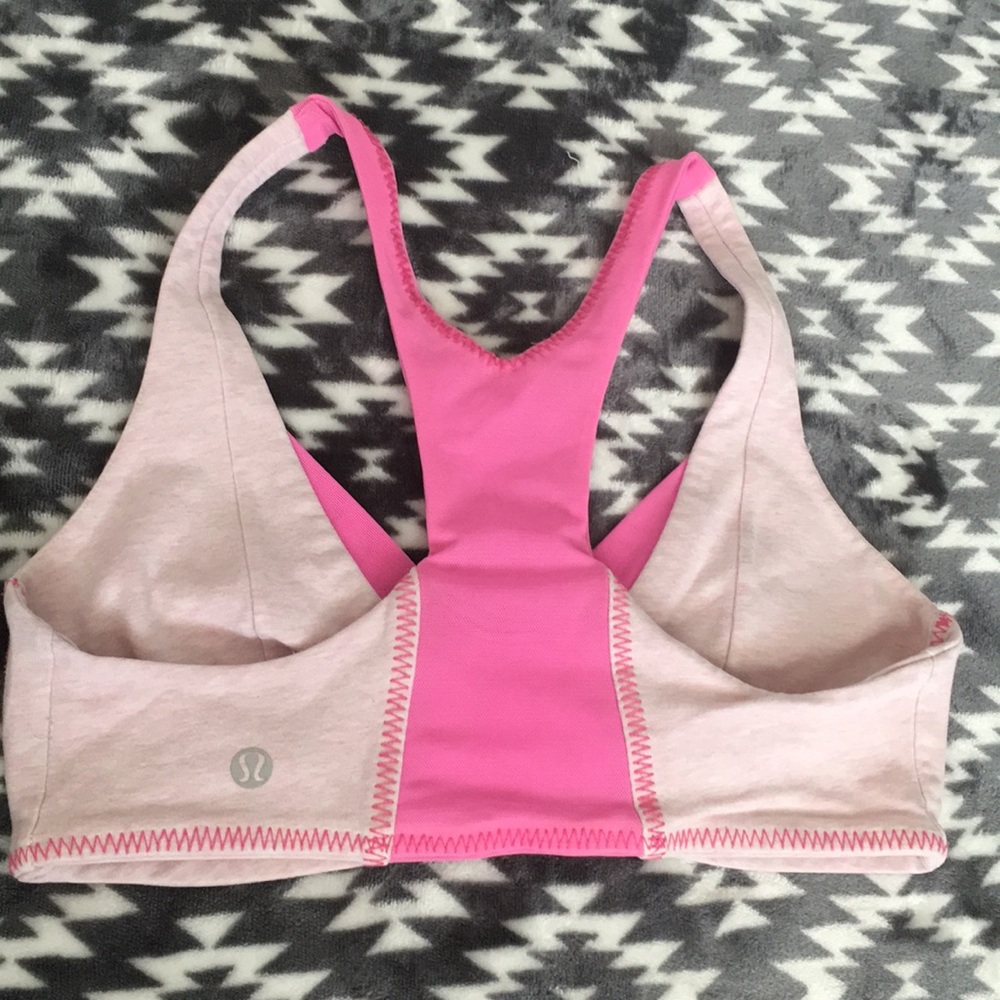 Lululemon Sport Bra Size 6 Pink